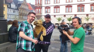 Dreh zum Coburger Medienpreis 2013